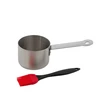 Barbecook nerūdijančio plieno padažų indelis su teptuku, 10.5 x 7.5 x 23 cm