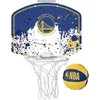 WILSON NBA TEAM MINI HOOP GOLDEN STATE WARRIORS mini krepšinio lenta su kamuoliuku