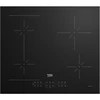 BEKO Hob HII64200SFMT Induction Number of burners/cooking zones 4 Touch Timer Juodas