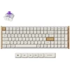 Keychron K4 HE Wireless (K4H-Q1) – US išdėstymas – Hot-Swappable Gateron Magnetic Nebula – Baltas (Balta) Magnetinė Belaidė Žaidimų Klaviatūra