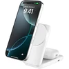 Bezvadu lādētājs Belkin UltraCharge 25w Qi2 2in1 Magnetic Charger plus USB-C Baltas 745883921980 WIZ039kqWH (745883921980)
