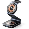 Įkroviklis Duzzona Wireless charger Duzzona W21 3-in-1 15W Wireless Charging Stand Phone Earphone Watch Charger (Qi2 Certified) Transparent 6