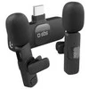 Mikrofony krawatowe SBS su odbiornikiem USB-C 2vnt.. - juoda