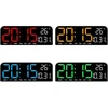 Blackmoon GH0707 LED clock with thermometer (mix colors)