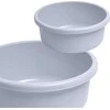 Apvalus dubuo CURVER BASINS, balto granito spalvos, h13 x 36 x 36 cm, 9 L