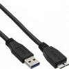 Kabelis Brackton USB-A Male - USB Micro B Male 3m Mėlyna