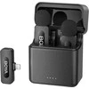 BOYA belaidis mikrofonas BY-V3 2.4GHz su 2 siųstuvais ir 1 imtuvu (Lightning) Juodas EU