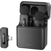 BOYA belaidis mikrofonas BY-V30 2.4GHz su 2 siųstuvais ir 1 imtuvu (C tipo) Juodas EU