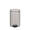 Brabantia atkritumu tvertne ar pedāli NewIcon, 12l, soft pilkas