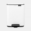 Šiukšliadėžė Brabantia Brabantia Bo Pedal Bin 4L - Baltas