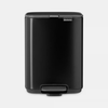 Brabantia Bo Pedal Bin 4L – matinis juodas