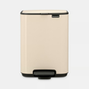 Brabantia atkritumu tvertne ar pedāli Bo, 4l, soft beige