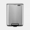 Brabantia atkritumu tvertne ar pedāli Bo, 7l, matt steel FPP