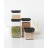 4x1 Brabantia TASTY+ Square Canister tamsiai pilka
