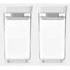 Brabantia BRABANTIA storage box set Tasty+ 2 pcs. 0.15 L Light Pilkas 230585