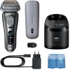 Braun 9675CC Barzdaskutė Series 9 PRO+ Clean&Charge +Power Case / pilkas