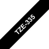 Brother TZE-335 label-making tape Baltas on juodas TZ