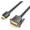 Vention HDMI į DVI kabelis 3 m ventiliacijos ABFBI (juodas)