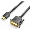 Vention HDMI į DVI kabelis 5 m ventiliacija ABFBJ (juodas)