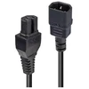 Maitinimo Laidas - LINDY C14 į C15 Karštos Būklės Maitinimo Kabelis, 250V, 3 m, Juoda
