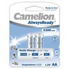 Camelion AlwaysReady Rechargeable Batteries Ni-MH (R06) 2x AA 2300mAh