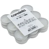 Candela Tea candles 18 pcs. burning duration ~4h baltas