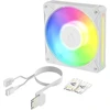 Arctic Cooling ARCTIC BioniX P12 A-RGB (Balta) 120 mm PWM ventiliatorius su Daisy Chain, Ventiliatorius, 12 cm, 450 RPM, 3000 RPM, 129 m³/h, Balta