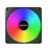 „Montech Fan GF120R V2 ARGB PWM“ atvirkštinis juodas 120 mm ventiliatorius