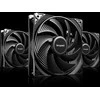 be quiet! Pure Wings 3 Fans, PWM, High-Speed – juodas, 120mm, pack of 3