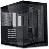 Lian Li O11 Dynamic Mini V2 Flow PC-kompiuterio korpusas, Mini-kompiuterio korpusas, ATX, Tempered Glass – inklusive 5x 120-mm-Lüfter, juodos spalvos