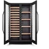 Caso | Wine Cooler | WineChef Duo 122 | Energy efficiency class G | Free standing | Bottles capacity 122 | Juodas