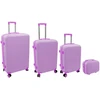 Affek Design ORDINETT Suitcase set of 4 pieces 98L (48x29x75cm) + 60L (42x25x64cm) + 43L ( 36x23x56cm) + 15L (24x17x33cm) pink