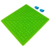 Dėklas iLike S2 Silikona Pade (18x18cm) drošai 3D drukas pildspalvas lietošanai + 2 pirkstu aizsargi Zaļš