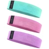 iLike Fitpro Sport Poliestera pretestības lentes sporta zālēm un fitnesam 3 gab. 8 cm platumā - 33 cm / 38 cm / 43 cm