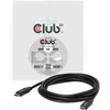 Kabelis USB Club 3D Club3D USB-C kabelis su apsauga 240W 2m, plienas/ plienas, folijos maišelis