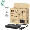 USB Club 3D šakotuvas MST (daugiasrautinis transportas) DisplayPort 1.4 su 4 DisplayPort, keturių monitorių, 4x 4K30Hz, 8K30Hz