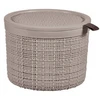 Curver Pojemnik Curver Jute apvalus 2L taupe