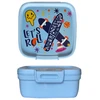 Curver maisto laikymo indas kvadratinis 0,9 l Snap Box mėlynas/fun-tilities
