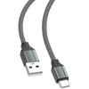 D-Fruit kabelis USB-A - USB-C 2m, pilkas (DF120)