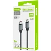 D-Fruit USB-C - Lightning kabelis DF163 1m, pilkas