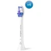 6 dalių šepetėlių galvučių pakuotė Philips Sonicare Sensitive HX6056/87, baltos spalvos