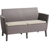 Keter Garden sofa for two Salemo 2 Seater Sofa beige