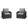 Keter Garden chairs 2pcs. California pilkas