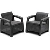 Lauko baldų komplektas Keter Corfu duo set