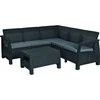 Lauko baldų komplektas Keter Sodo baldų komplektas Bahamas Relax Set pilkas