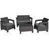 Lauko baldų komplektas Gardena Sodo baldų komplektas Bahamas Set pilkas 7290106930476