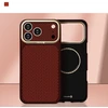 Dėklas Aizmugurējais vāciņš Evelatus Apple iPhone 18 Pro Max Carbon Premium Edition MagSafe case Burgundy