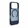 Aizmugurējais vāciņš Evelatus Apple iPhone 18 Pro Rubber Coated MagSafe With Stand Case Navy Mėlyna