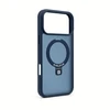 Aizmugurējais vāciņš Evelatus Apple iPhone 18 Pro Shield Case With MagSafe & Stand Matte Ring Navy Mėlyna