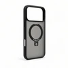 Aizmugurējais vāciņš Evelatus Apple iPhone 18 Pro Max Shield Case With MagSafe & Stand Matte Ring Juodas